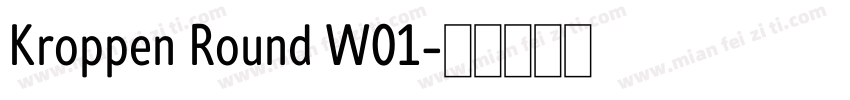 Kroppen Round W01字体转换